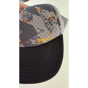 Marmot Men's‎ Camo Mesh Back Trucker Hat Adjustable One Size Polyester Fast Ship